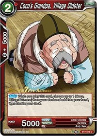 Coco's Grandpa, Village Oldster (BT7-016_PR) [Assault of the Saiyans Pre-Release Cards]