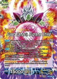 Goku Black & Zamasu // Fused Zamasu, Supreme Strike (BT7-026_PR) [Assault of the Saiyans Pre-Release Cards]