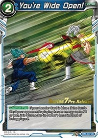 You're Wide Open! (BT7-047_PR) [Assault of the Saiyans Pre-Release Cards]