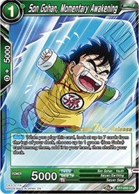 Son Gohan, Momentary Awakening (BT7-055_PR) [Assault of the Saiyans Pre-Release Cards]