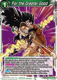 For the Greater Good (BT7-073_PR) [Assault of the Saiyans Pre-Release Cards]