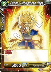 Cabba, Undisguised Rage (BT7-081_PR) [Assault of the Saiyans Pre-Release Cards]