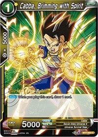 Cabba, Brimming with Spirit (BT7-082_PR) [Assault of the Saiyans Pre-Release Cards]