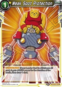 Weak Spot Protection (BT7-095_PR) [Assault of the Saiyans Pre-Release Cards]