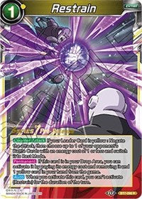Restrain (BT7-098_PR) [Assault of the Saiyans Pre-Release Cards]