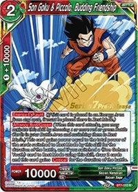 Son Goku & Piccolo, Budding Friendship (BT7-112_PR) [Assault of the Saiyans Pre-Release Cards]