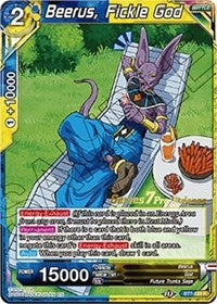Beerus, Fickle God (BT7-120_PR) [Assault of the Saiyans Pre-Release Cards]