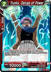Trunks, Deluge of Power (DB1-003) [Draft Box 04 - Dragon Brawl]