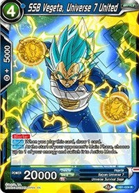 SSB Vegeta, Universe 7 United (DB1-024) [Draft Box 04 - Dragon Brawl]