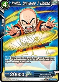 Krillin, Universe 7 United (DB1-025) [Draft Box 04 - Dragon Brawl]