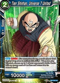 Tien Shinhan, Universe 7 United (DB1-026) [Draft Box 04 - Dragon Brawl]