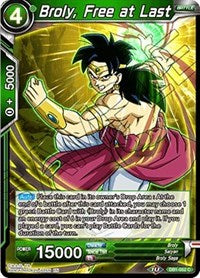 Broly, Free at Last (DB1-052) [Draft Box 04 - Dragon Brawl]