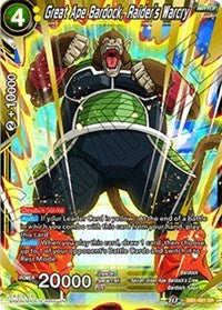 Great Ape Bardock, Raider's Warcry (DB1-061) [Draft Box 04 - Dragon Brawl]