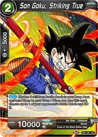 Son Goku, Striking True (DB1-081) [Draft Box 04 - Dragon Brawl]
