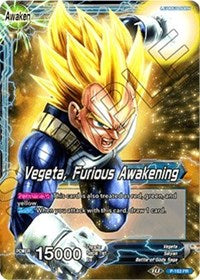 Vegeta // Vegeta, Furious Awakening (Draft Box 04 Tournament) (P-163) [Promotion Cards]