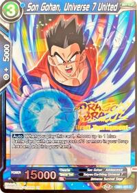 Son Gohan, Universe 7 United (Dragon Brawl Draft Tournament Gold Stamped) (DB1-023) [Promotion Cards]