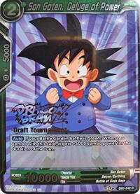 Son Goten, Deluge of Power (Dragon Brawl Draft Tournament Gold Stamped) (DB1-042) [Promotion Cards]
