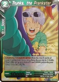 Trunks, the Prankster (Dragon Brawl Draft Tournament Gold Stamped) (DB1-044) [Promotion Cards]