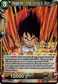 Vegeta, the King's Son (Dragon Brawl Draft Tournament Gold Stamped) (DB1-067) [Promotion Cards]