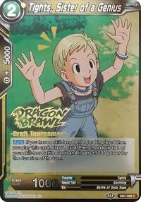 Tights, Sister of a Genius (Dragon Brawl Draft Tournament Gold Stamped) (DB1-068) [Promotion Cards]