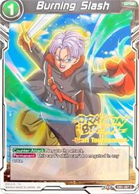 Burning Slash (Dragon Brawl Draft Tournament Gold Stamped) (DB1-087) [Promotion Cards]