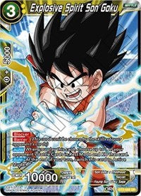 Explosive Spirit Son Goku (Shatterfoil) (BT3-088) [Draft Box 04 - Dragon Brawl]