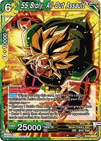 SS Broly, All-Out Assault (EX08-06) [Expansion Deck Box Set 08: Magnificent Collection - Forsaken Warrior]