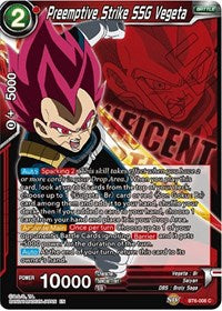 Preemptive Strike SSG Vegeta (BT6-008) [Expansion Deck Box Set 07: Magnificent Collection - Fusion Hero]