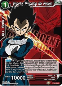 Vegeta, Prepping for Fusion (BT6-009) [Expansion Deck Box Set 07: Magnificent Collection - Fusion Hero]