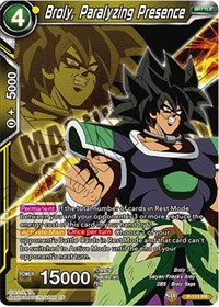 Broly, Paralyzing Presence (P-111) [Expansion Deck Box Set 08: Magnificent Collection - Forsaken Warrior]