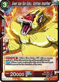 Great Ape Son Goku, Abilities Amplified (BT8-004) [Malicious Machinations]