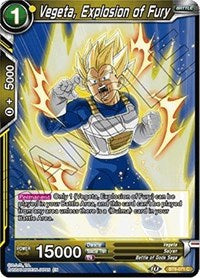 Vegeta, Explosion of Fury (BT8-071) [Malicious Machinations]