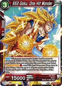 SS3 Goku, One Hit Wonder (BT8-003_PR) [Malicious Machinations Pre-Release Cards]