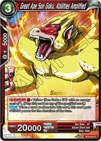 Great Ape Son Goku, Abilities Amplified (BT8-004_PR) [Malicious Machinations Pre-Release Cards]