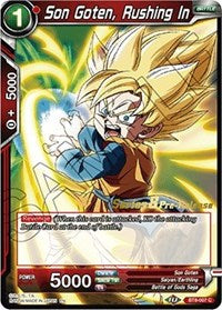 Son Goten, Rushing In (BT8-007_PR) [Malicious Machinations Pre-Release Cards]