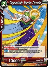 Dependable Warrior Piccolo (BT8-013_PR) [Malicious Machinations Pre-Release Cards]