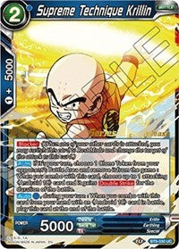 Supreme Technique Krillin (BT8-030_PR) [Malicious Machinations Pre-Release Cards]
