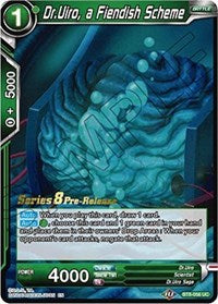 Dr.Uiro, a Fiendish Scheme (BT8-056_PR) [Malicious Machinations Pre-Release Cards]