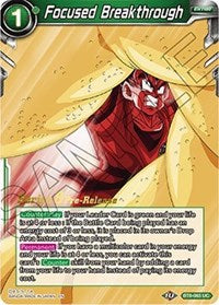 Focused Breakthrough (BT8-065_PR) [Malicious Machinations Pre-Release Cards]