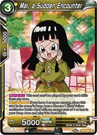 Mai, a Sudden Encounter (BT8-080_PR) [Malicious Machinations Pre-Release Cards]