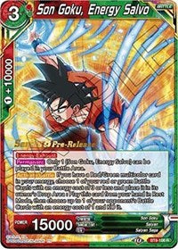 Son Goku, Energy Salvo (BT8-106_PR) [Malicious Machinations Pre-Release Cards]