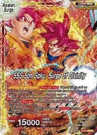 Super Saiyan Son Goku // SSG Son Goku, Surge of Divinity (EX09-03) [Expansion Deck Box Set 09: Saiyan Surge]