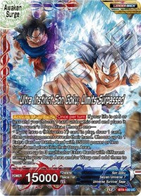 Son Goku // Ultra Instinct Son Goku, Limits Surpassed (BT9-100) [Universal Onslaught]