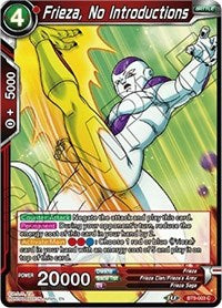 Frieza, No Introductions (BT9-003) [Universal Onslaught]