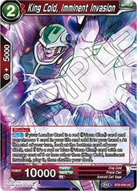 King Cold, Imminent Invasion (BT9-006) [Universal Onslaught]