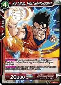 Son Gohan, Swift Reinforcement (BT9-010) [Universal Onslaught]