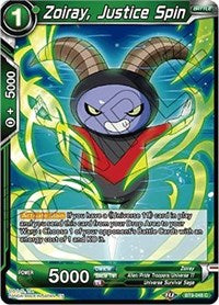 Zoiray, Justice Spin (BT9-048) [Universal Onslaught]