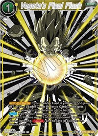 Vegeta's Final Flash (BT9-133) [Universal Onslaught]
