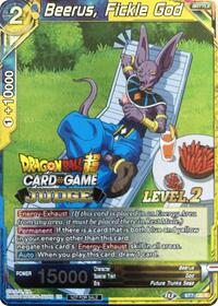 Beerus, Fickle God (Level 2) (BT7-120) [Judge Promotion Cards]
