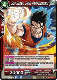 Son Gohan, Swift Reinforcement (BT9-010) [Universal Onslaught Pre-Release Cards]